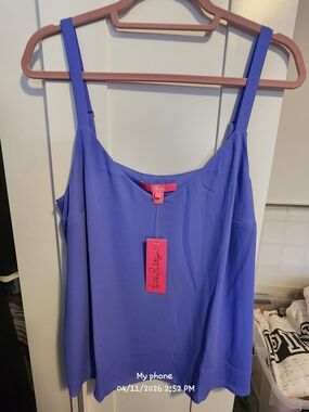 Lilly Pulitzer Periwinkle Shell Tank Top
